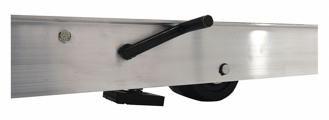 ALUMINUM PALLET DOLLY, OPT FLOOR LOCK