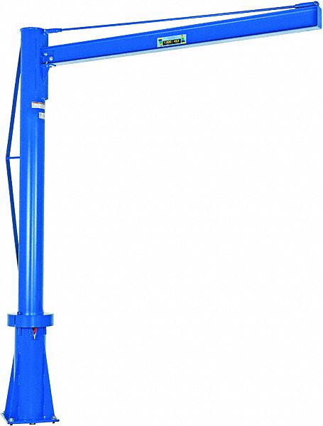 MULTI-STATION TRANSPORTABLE JIB CRANE, 132 11/16 IN H, 1 YEAR WARRANTY