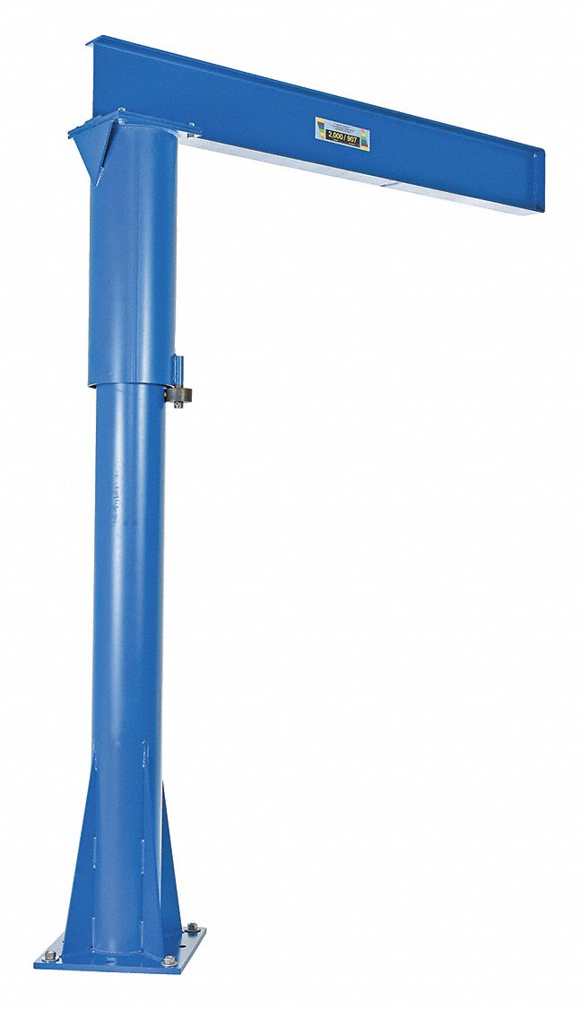 CRANE JIB, FLOOR MOUNTED, 2000 LB CAPACITY