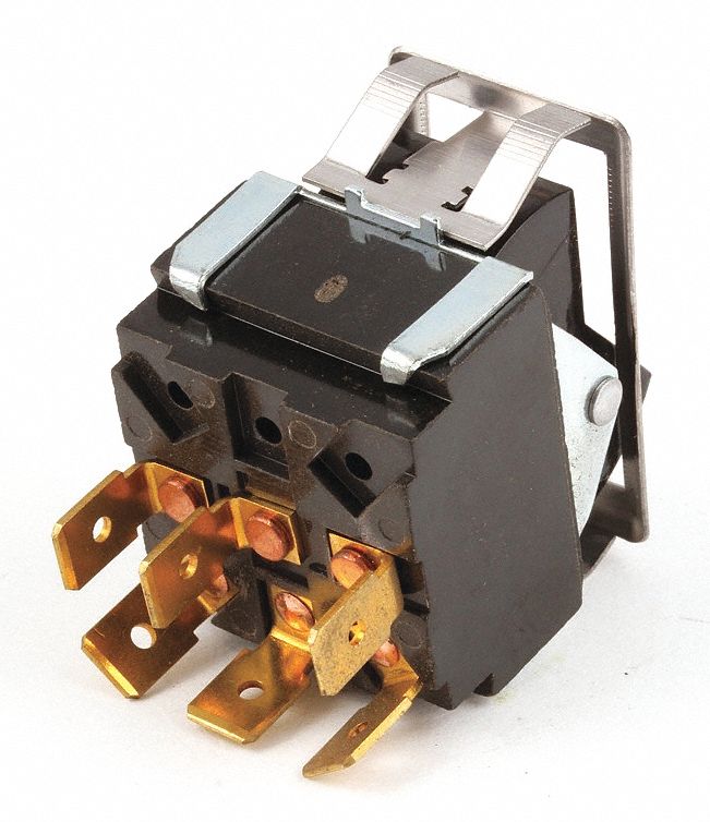 Switch,Rocker,3 PST,Black