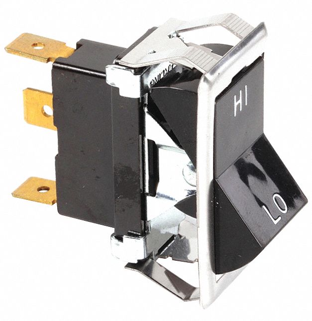 Switch, Rocker Spdt, Black