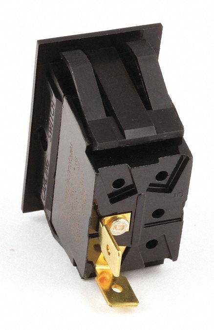 Switch,Rocker SPST Matte Black: For MARK V SERIES