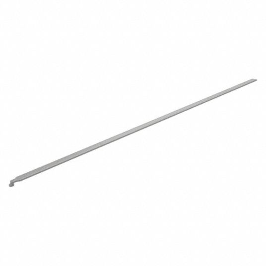 TENNSCO Lock Bar, 36-3/4 In., Medium Gray,PR, 1 PR - 32ZT83|043LB ...