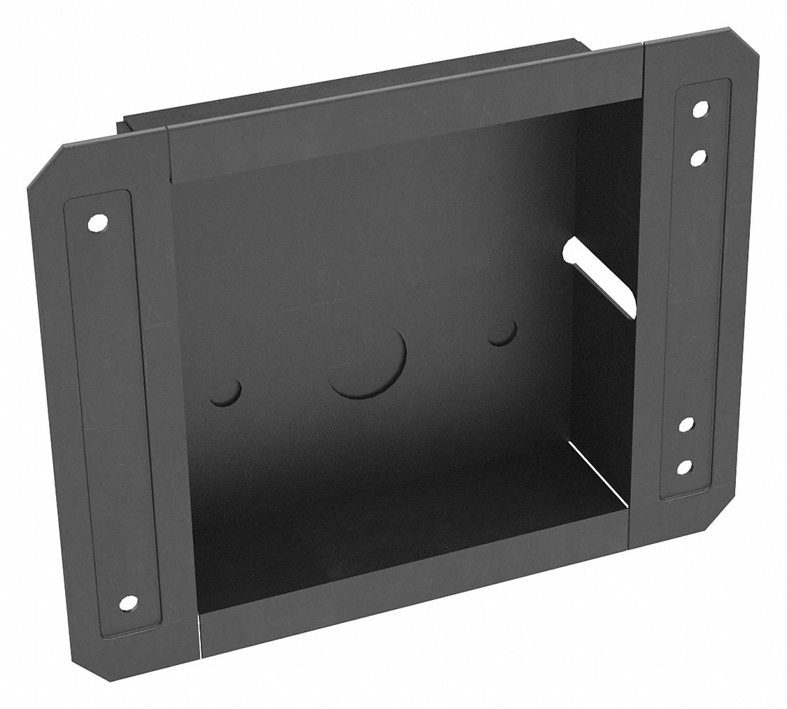Recessed Handle: Black, Painted, LRH-2