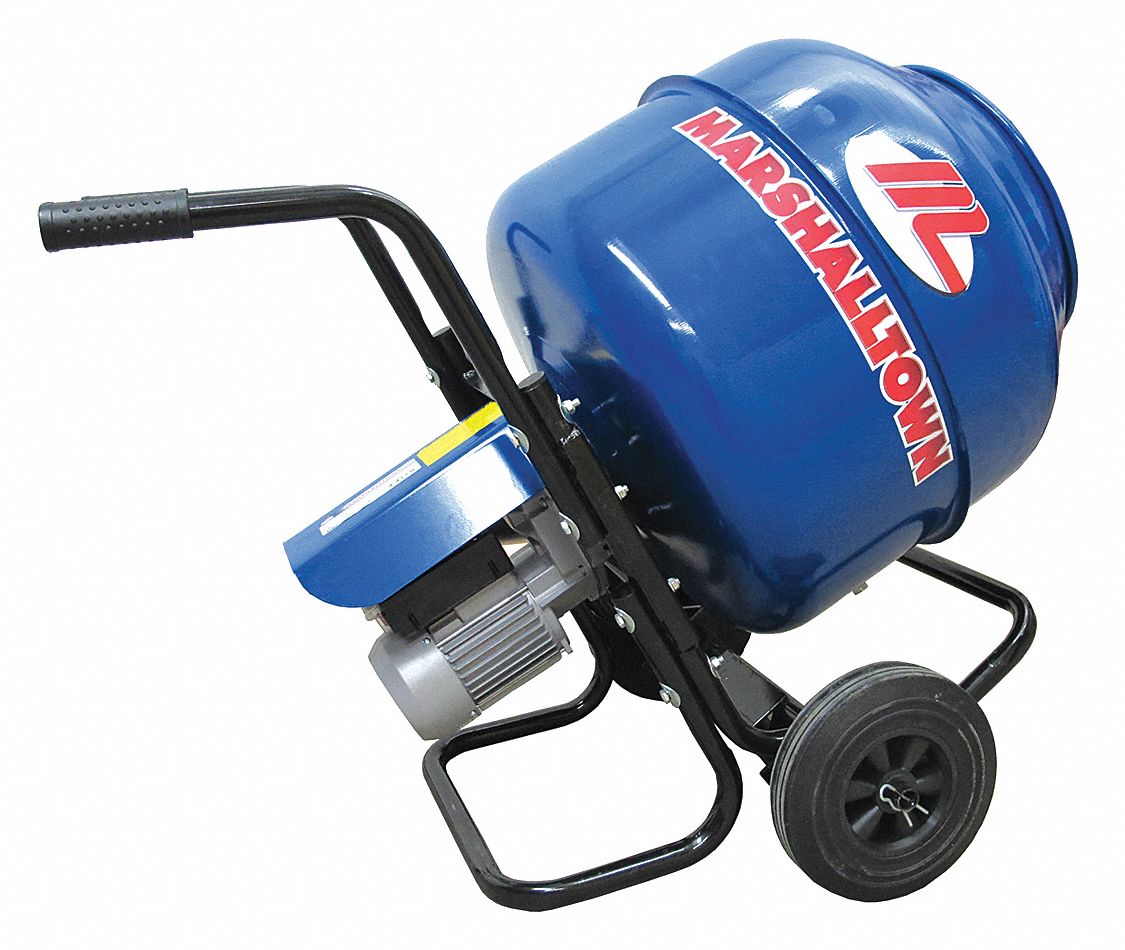 MARSHALLTOWN, 3 cu ft Size, 1/2 hp HP, Wheelbarrow Mixer 32ZU70MIX3