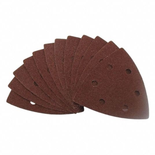 EAZYPOWER Emery Cloth Sanding Pad, Number of Pieces 12, Aluminum Oxide