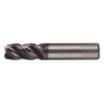 High-Performance Finishing Bright Finish Fractional-Inch Carbide Corner-Radius End Mills with 5/8" Shank