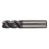 High-Performance Finishing Bright Finish Fractional-Inch Carbide Corner-Radius End Mills with 5/8" Shank