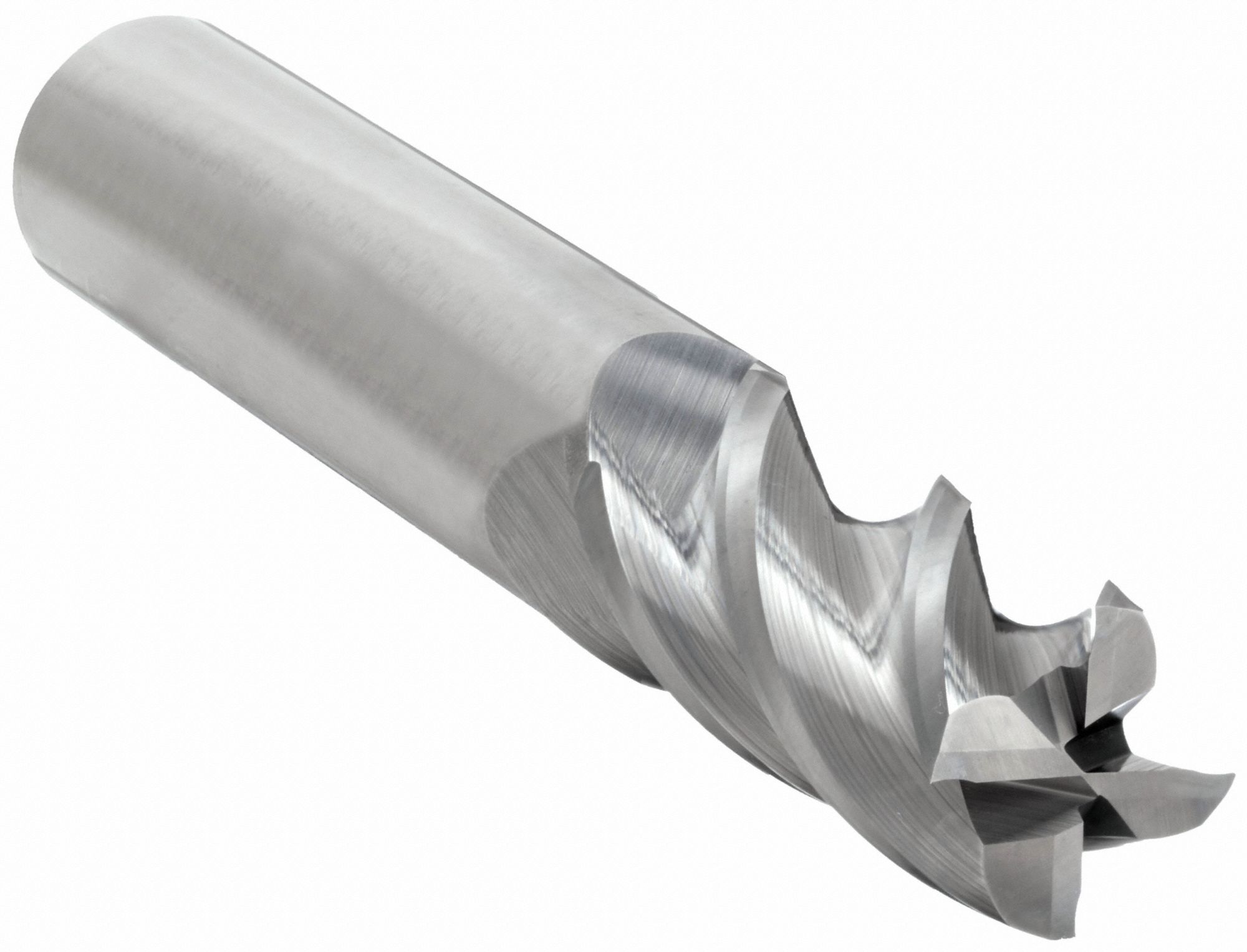Square End Mill: Carbide, 4 Flute, 5/8" Mill Dia, 1-1/4" LOC, 3-1/2" OAL