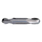 BALL END MILL, CARBIDE, BRIGHT/UNCOATED FINISH, 2 FLUTES, 1/16 IN MILLING DIAMETER