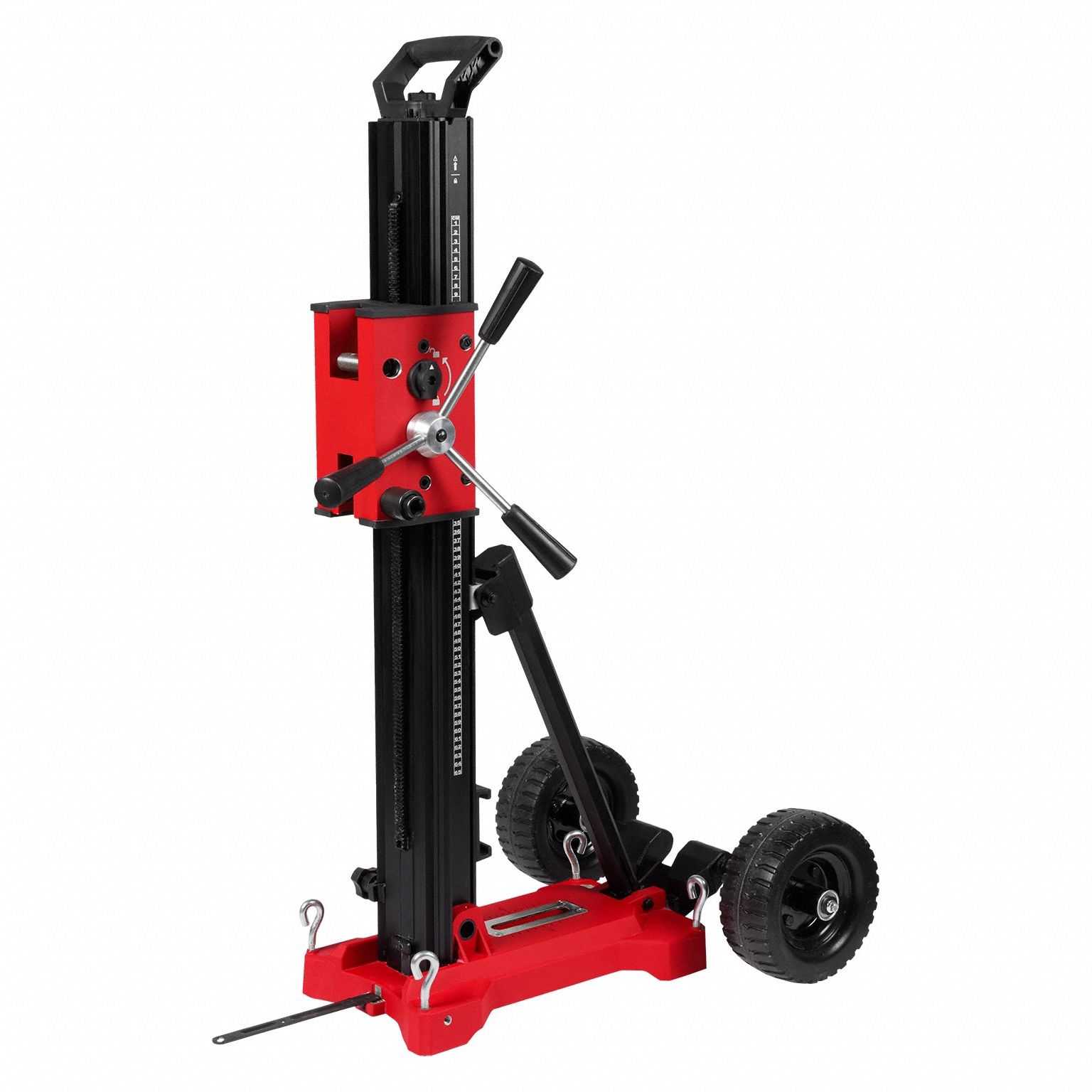 Core Rig Stand: Mechanical Bolt, Adj Angle, Core Drill Stand, Battery Included