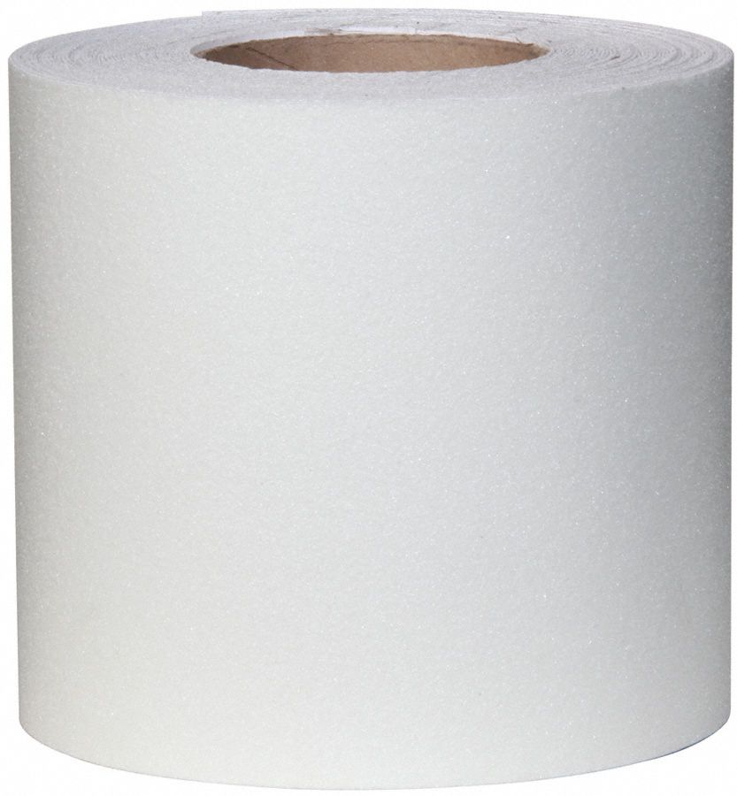 Anti-Slip Tape: Coarse Abrasive, 60 Grit Size, Solid, Clear, 6 in x 60 ft, 21 mil Tape Thick, Jessup