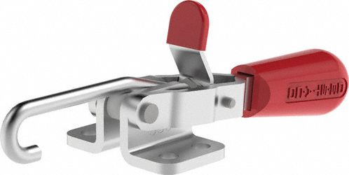 Latch Clamp: Horizontal, Manual Latch Release Latch Release, 0.29 in Hook Adjustment - Max