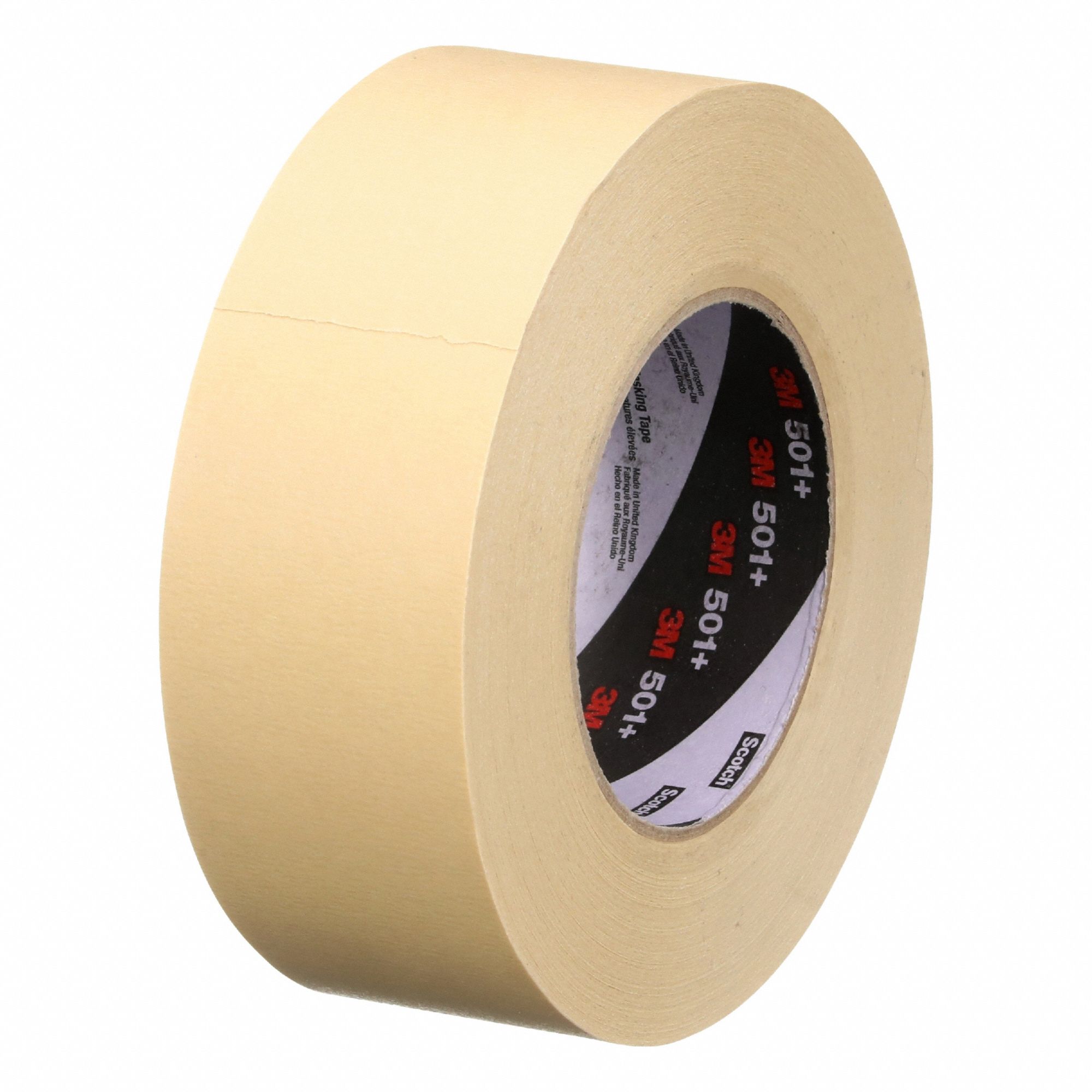 Painter's Tape: 1 7/8 in Wd, 60 yd Lg, 7.3 mil Thick, Tan, Crepe Paper, Rubber, Indoor, 24 PK