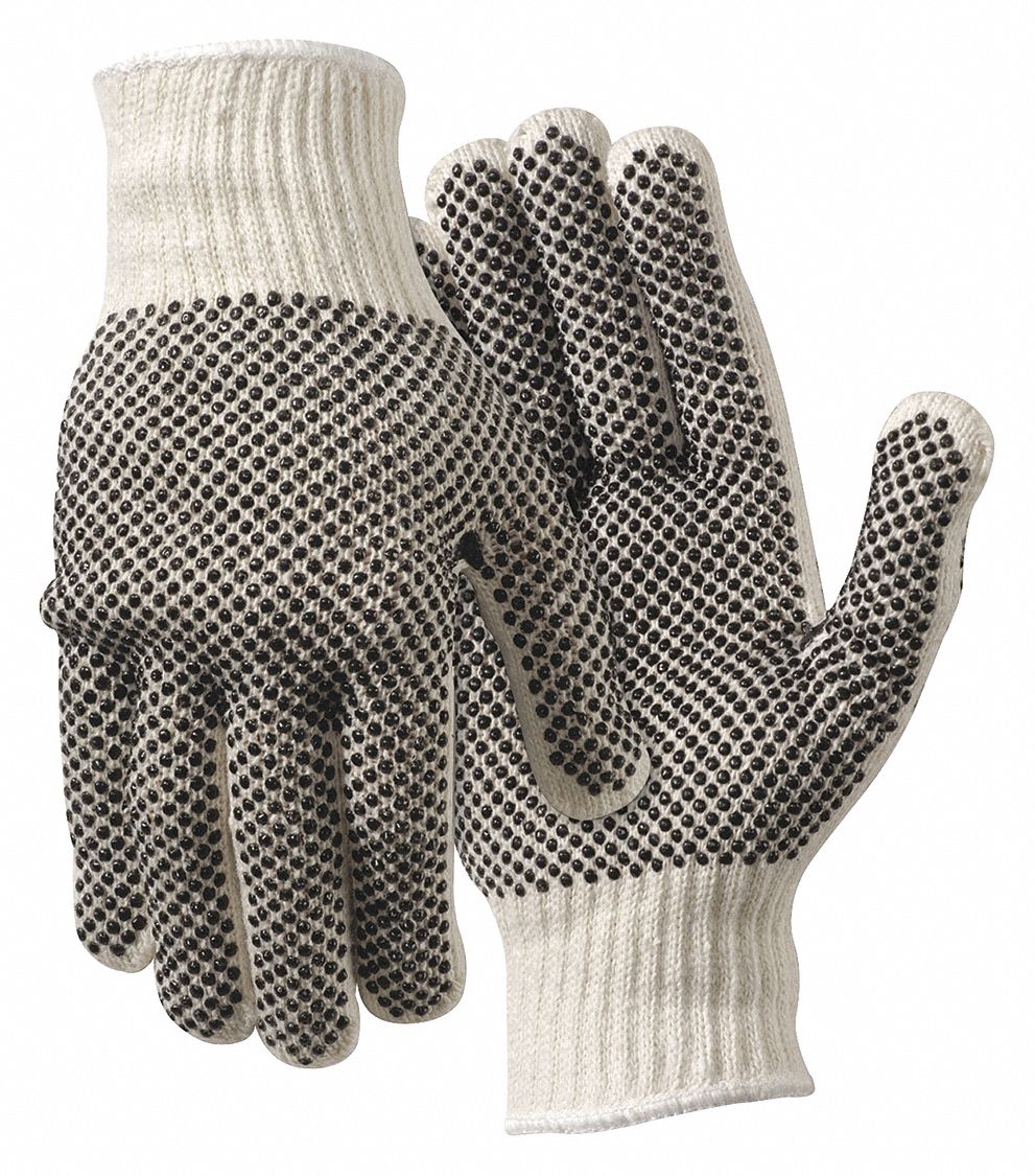 Gloves Work Cotton Poly L PR