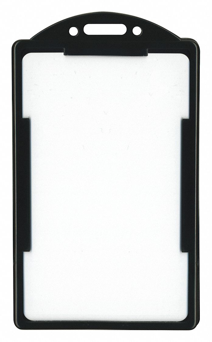 ID Card Holder Vertical Blk PK25