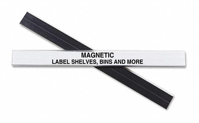 Magnetc Shelf/Bin Label Holder 1/2 PK10