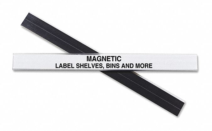 Magnetc Shelf/Bin Label Holder,1/2