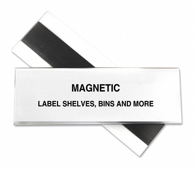 Shelf/Bin Label Holder,2",PK10 Grainger