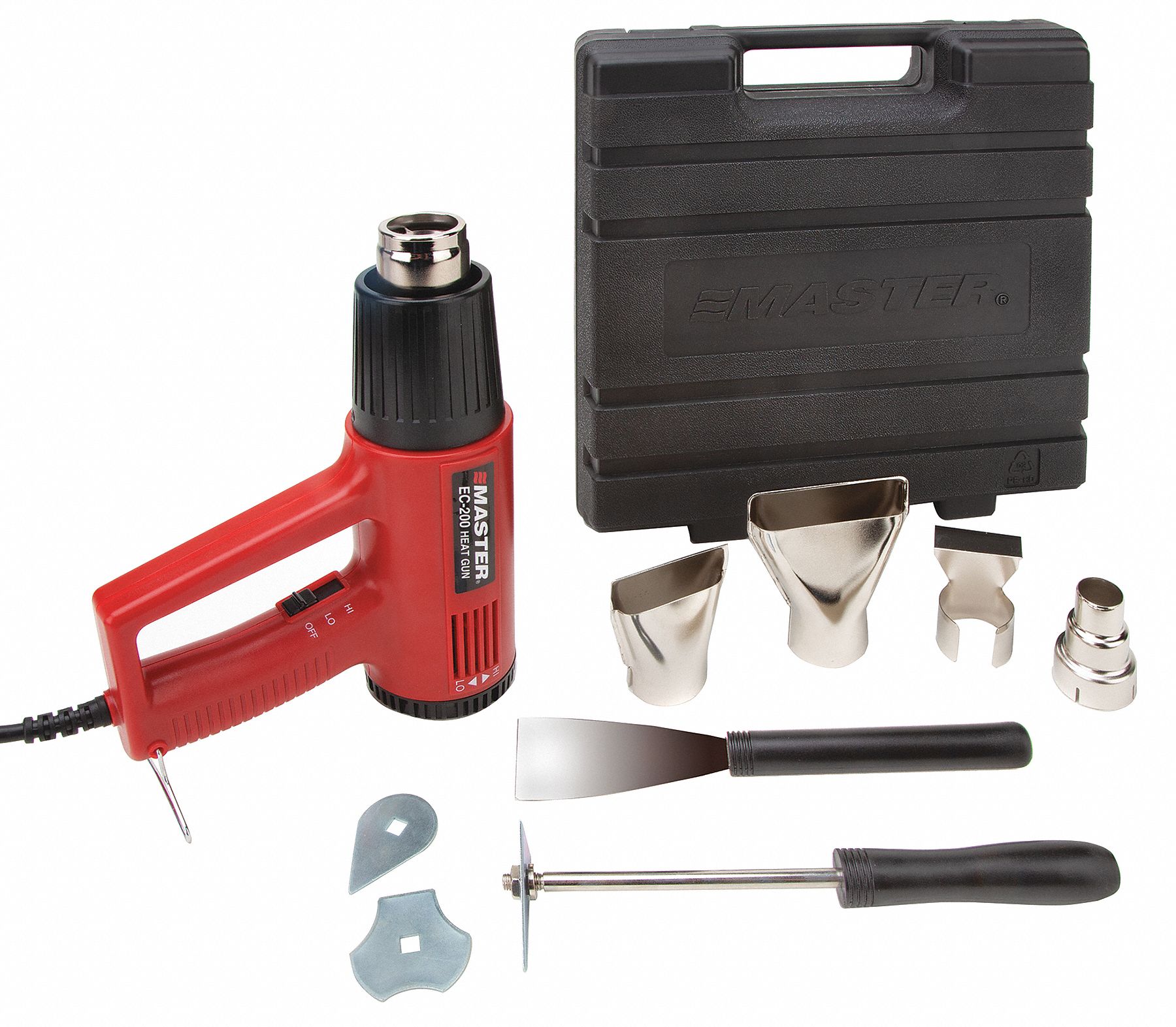 MASTER APPLIANCE Heat Gun Kit PistolGrip, 120V AC, TwoProng, 100°F