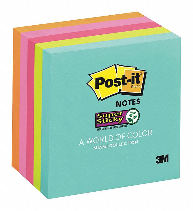 Notes Post-It Sprstck Miami PK5