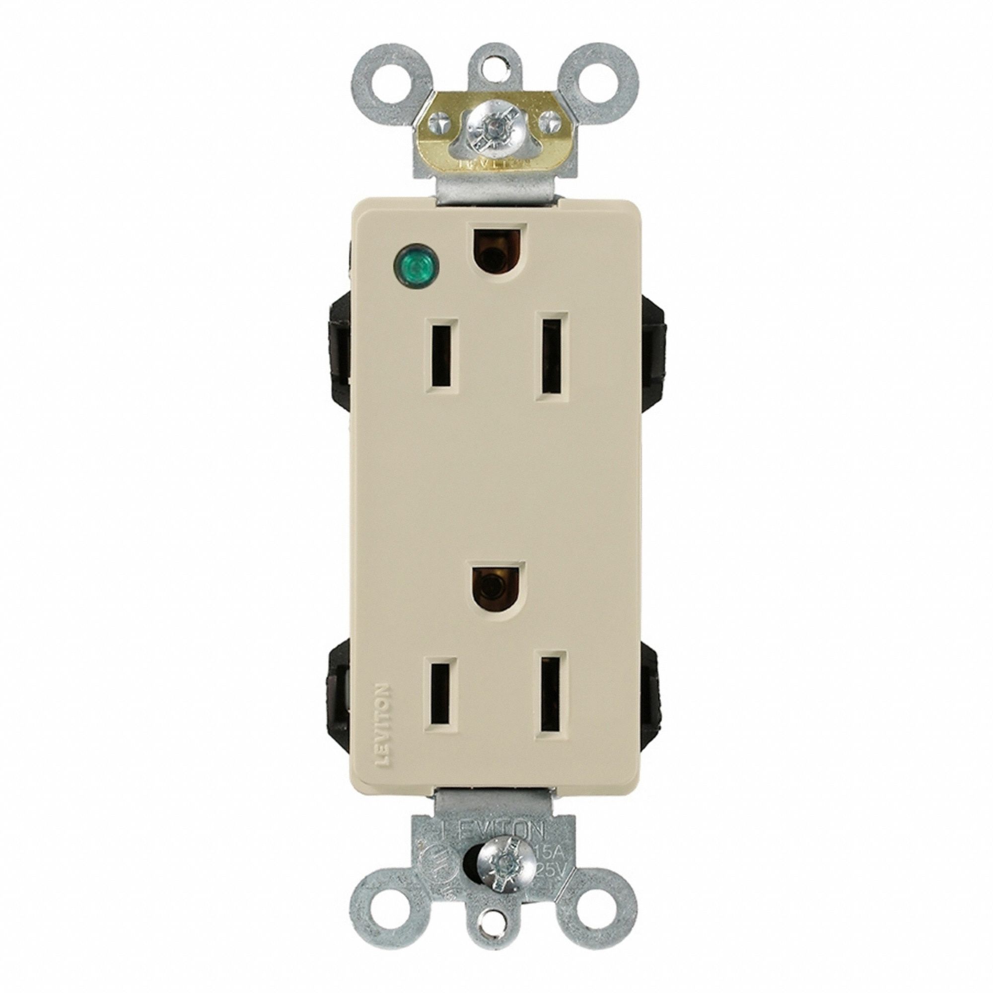 Lev-Lok HG Dup 15A 125V PI Self-Gr Ivr