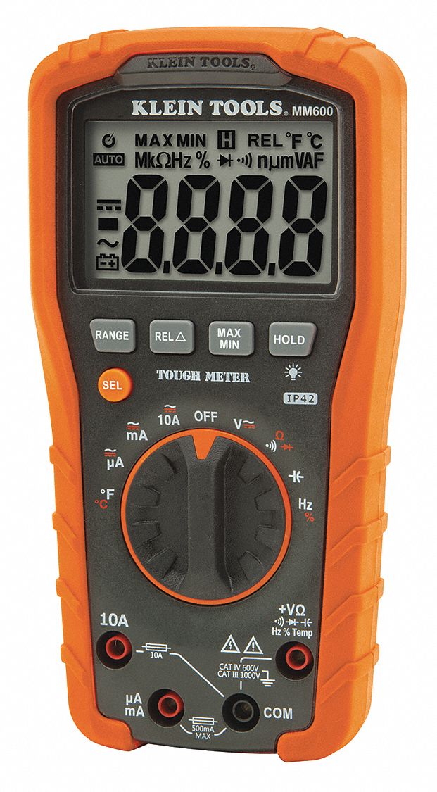 KLEIN TOOLS Digital Multimeter 4000 Instrument Counts, +/1 Basic DC