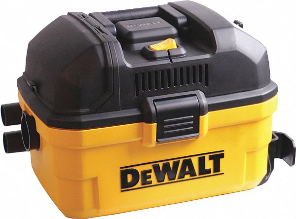 Wet/Dry Vacuum, 4 gal., 5 HP, Poly