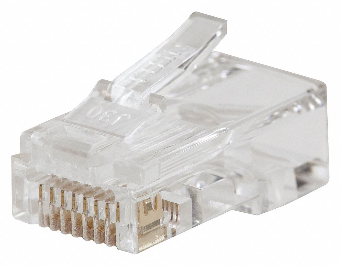 Pass-Thru Modular Data Plug, CAT6, PK200