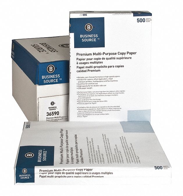 Paper,Copy,20#,92Brt,11x17,PK5 - Grainger