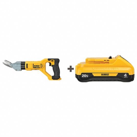 DEWALT Fiber Cement Shear, Cutting 1/2" Cap. - 337ZW2|DCS498B/DCB240