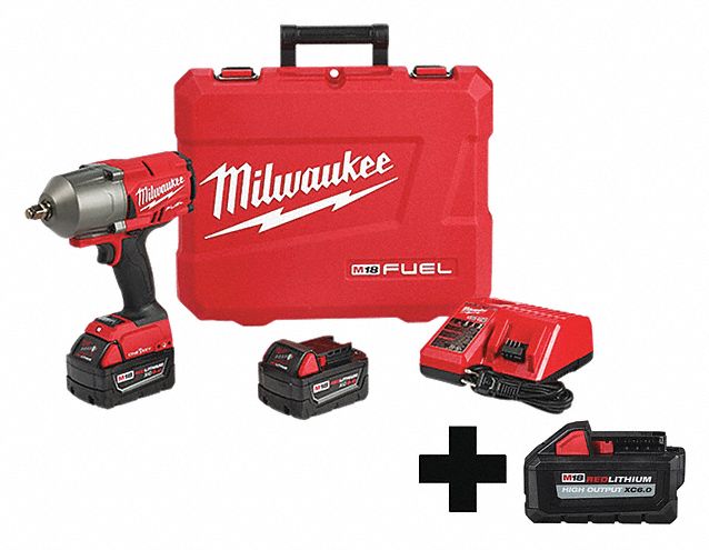 Impact Wrench, Cordless, Compact, 18VDC