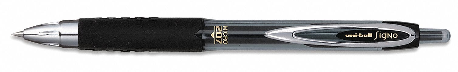 Pen Gel 207 Retrct 0.5Mm Bk PK12