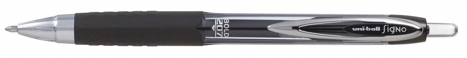 Pen Uniball 207 Gel 1M Bk PK12