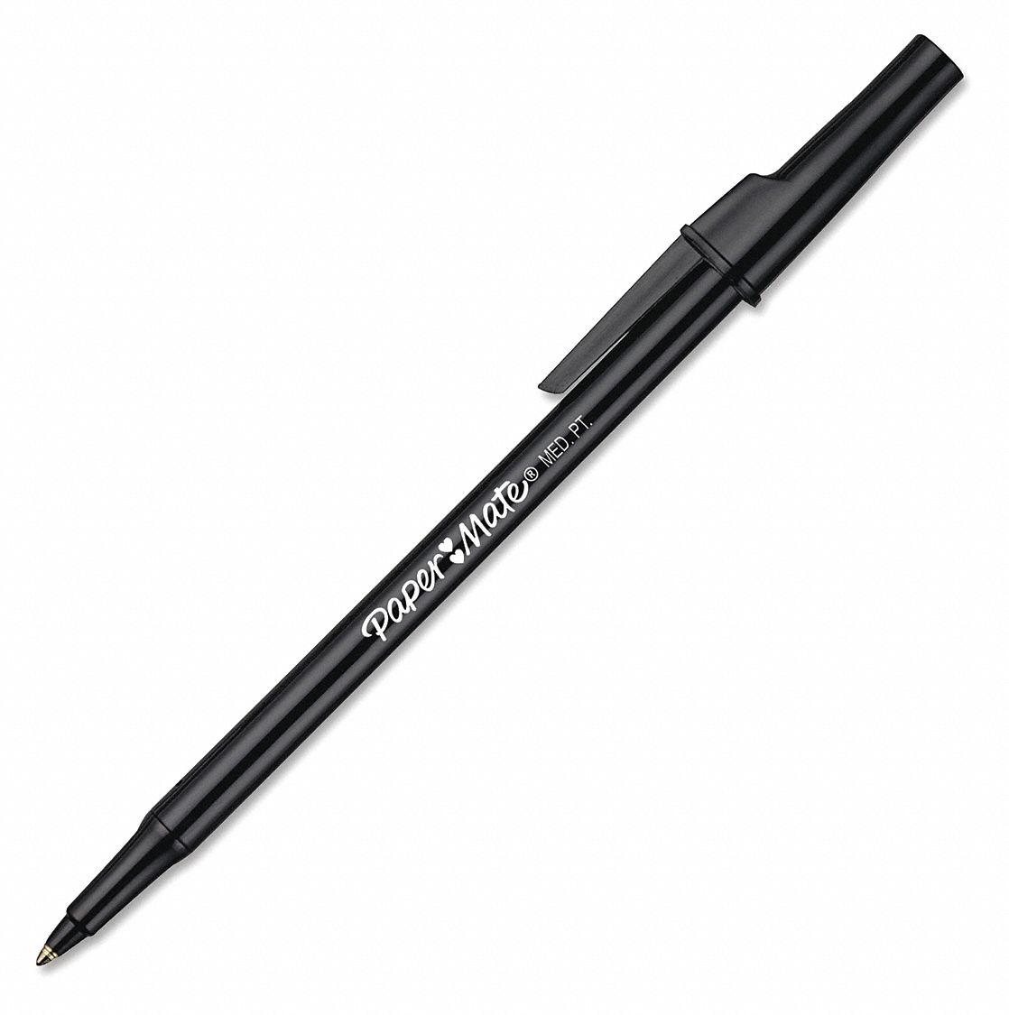 Pen Writebros Stick Med Bk PK12