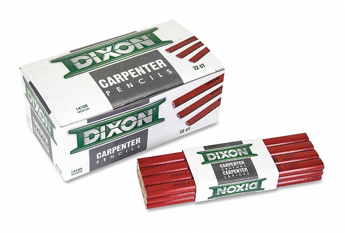 Pencil Carpenter Red Dz PK12
