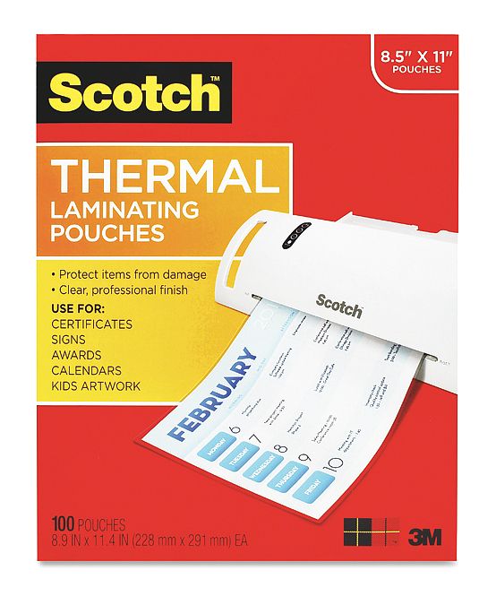 Pouch Therml 3Mil Clr PK100