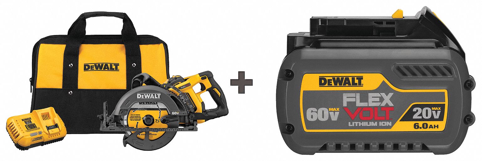 Circular Saw Kit, Cordless, 7-1/4" dia.