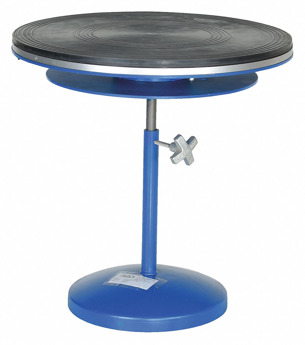 VESTIL, Heavy Duty Workspace Manual Turntable 33A221TTN30DPED Grainger