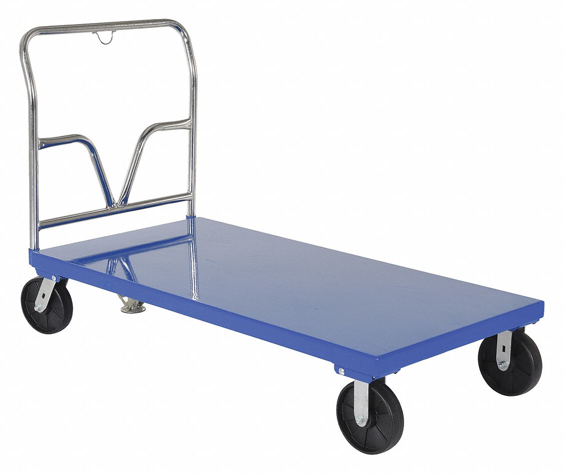 CHARIOT DE MAGASIN ACIER 30 X 60