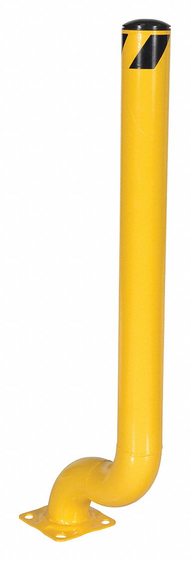 BOLLARD OFFSET STEEL 53IN H