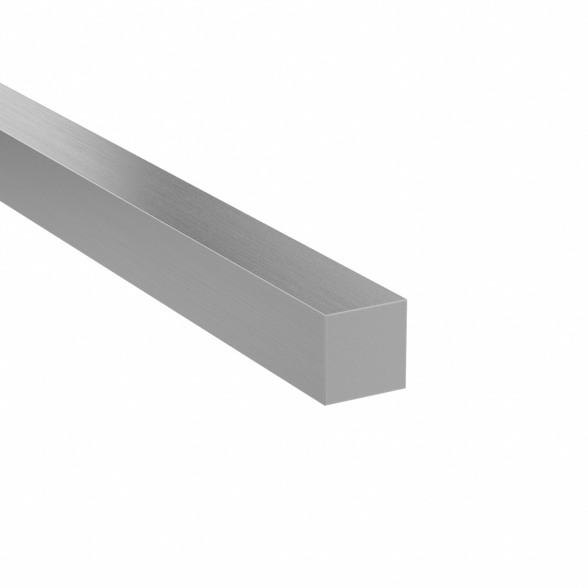 Carbon Steel Square Bar: 1018, 0.25 in Thick, 1/4 in x 24 in Nominal Size (WxL), ±0.001 in