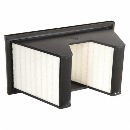 12x24x12 Nominal Filter Size, Fiberglass, V-Bank Air Filter - 33E918 ...