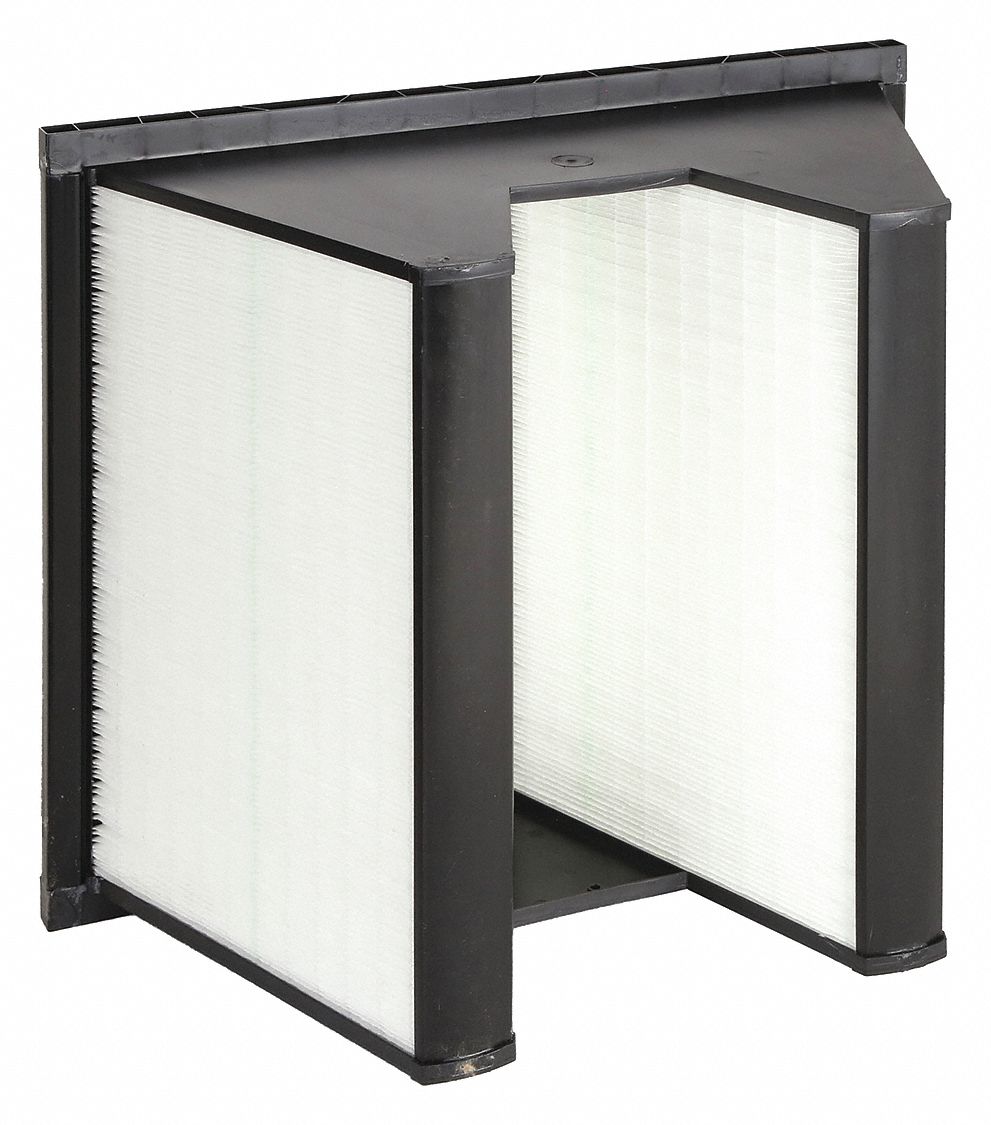 20x24x12 Nominal Filter Size, Fiberglass, VBank Air Filter 33E916