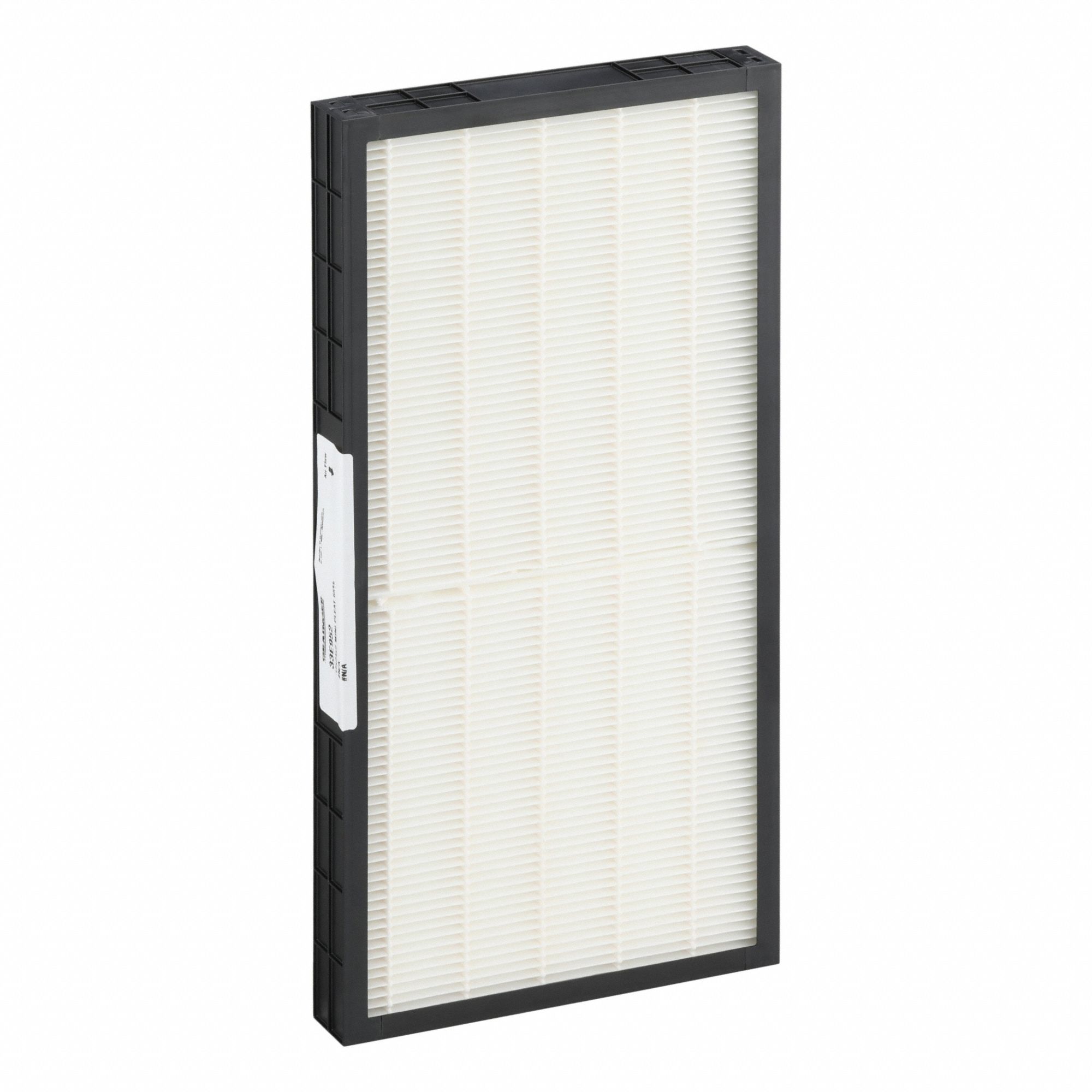 Minipleat Air Filter: 12 in x 24 in x 2 in, Synthetic, Plastic, No Header, MERV 14