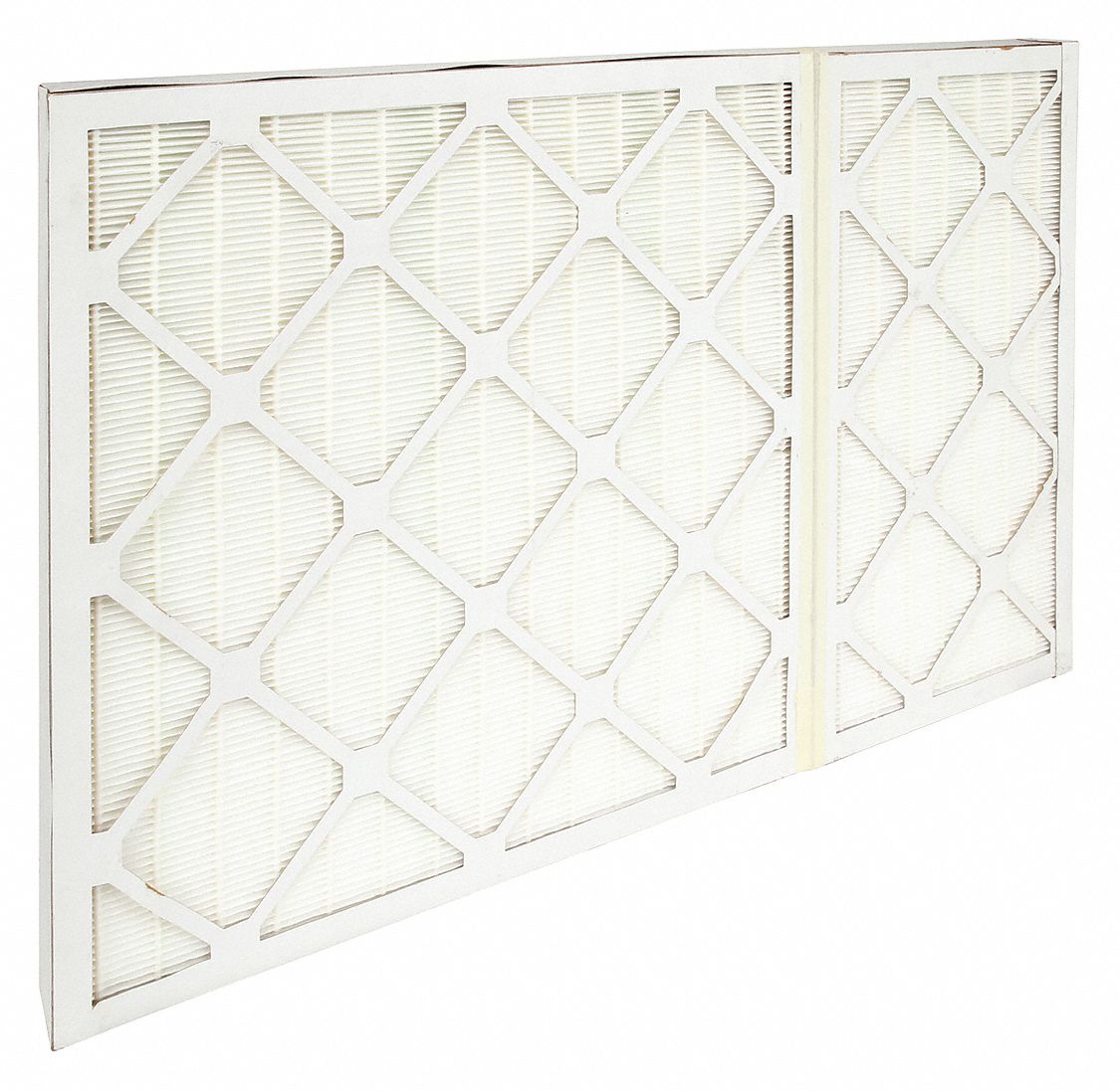 Minipleat Air Filter: 20 in x 30 in x 2 in, Fiberglass, Beverage Board, No Header, MERV 11