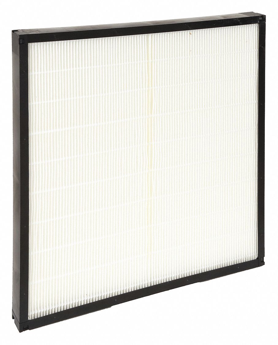 Minipleat Air Filter: 20 in x 20 in x 2 in, Synthetic, Plastic, No Header, MERV 11