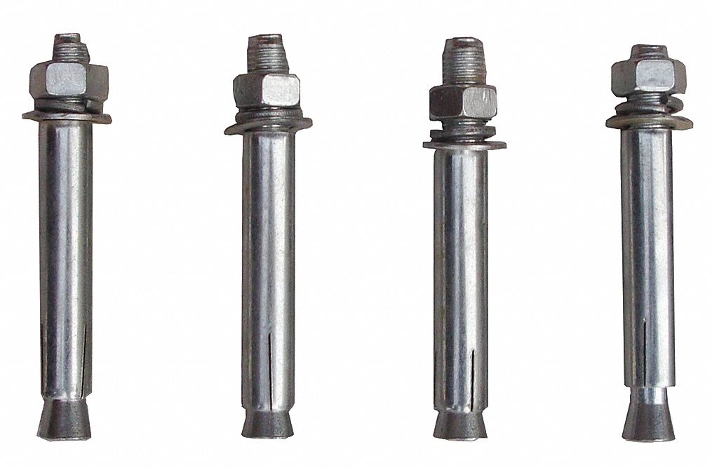 ADDITIONAL BUMPER INSTALLATION KIT, STAINLESS STEEL, 4 IN OVERALL L, 33F681A, 26W569/26W599, 4 PK