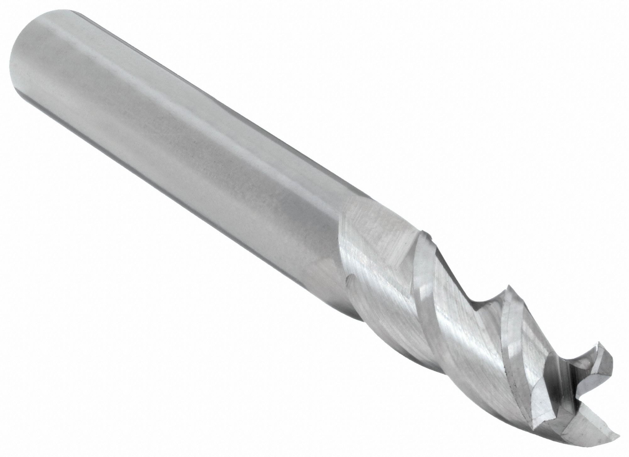 Square End Mill: Carbide, 3 Flute, 1/4" Mill Dia, 3/4" LOC, 2-1/2" OAL