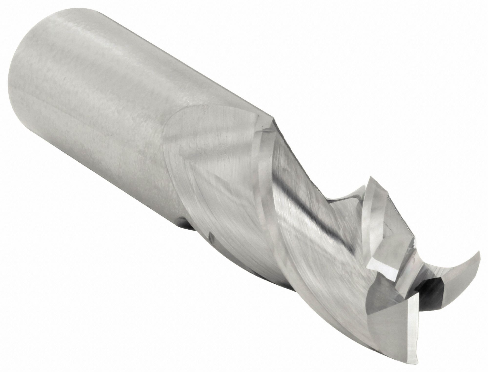 Square End Mill: Carbide, 3 Flute, 1" Mill Dia, 1-1/2" LOC, 4" OAL